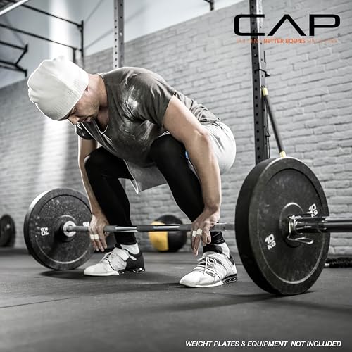 CAP Barbell 2-Inch Olympic Barbell Bars | 5 ft, 6 ft, & 7 ft | Multiple Options