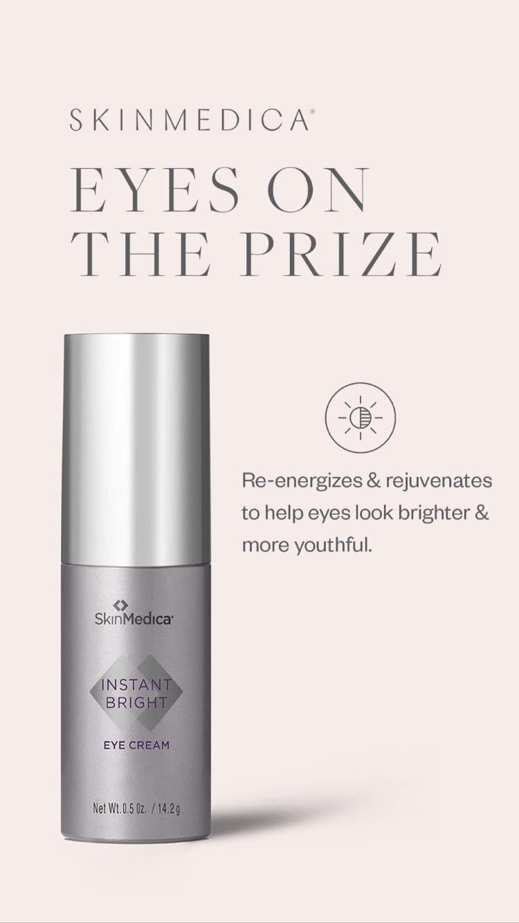 SkinMedica Instant Bright Eye Cream - Age-Defying Formula for Dark Circles, Puffiness & Lines