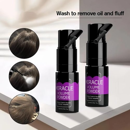 Gowwim Texture Powder - 360° Rotating Nozzle Design for Instant Volume & Oil Control | Non-Greasy 4g
