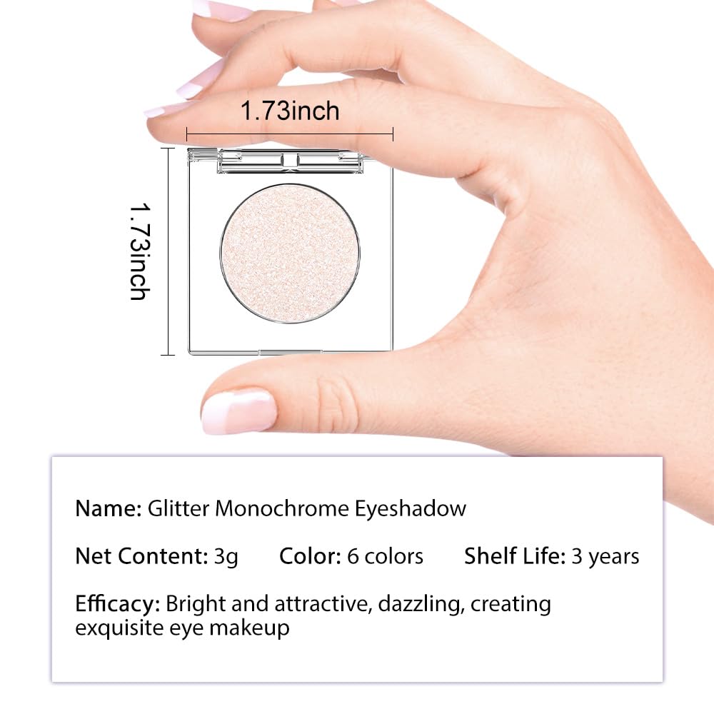 CAKAILA Shimmer Eyeshadow Palette - Long-Lasting, Natural-Looking Neutral Shades for Mature Skin