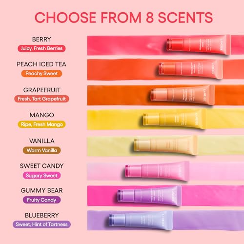 LANEIGE Lip Glowy Balm, Grapefruit: Sheer Tinted Lip Moisturizer with Shea Butter, for Hydrating Shine & Soft Lips