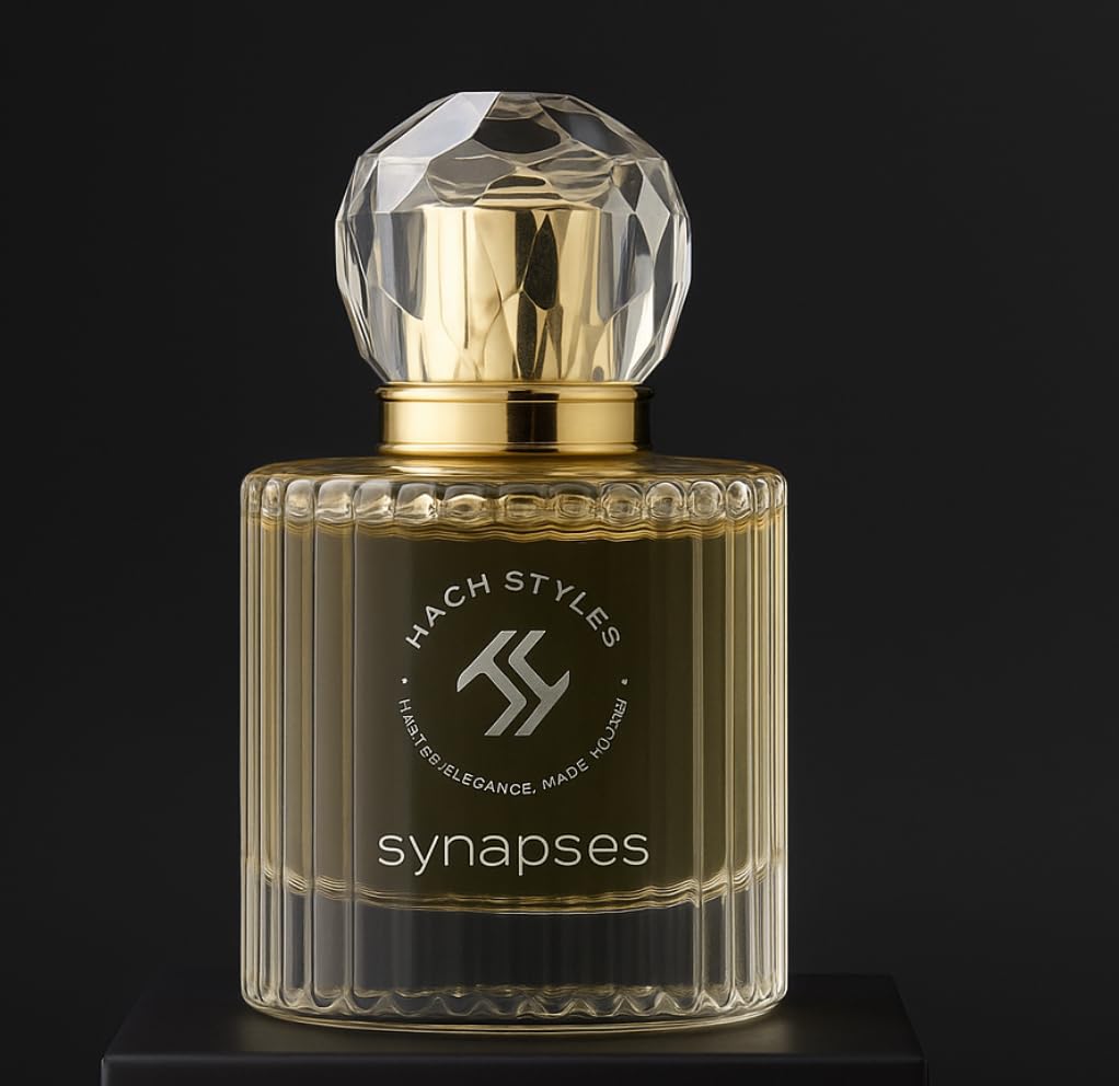 Synapses (Organic Non-toxic clean Perfume with Premium Natural Ingredients Luxury Fragrance of Bergamot, Black Pepper & Sandalwood) - 50 ml / 1.7 fl oz