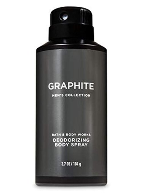 Bath & Body Works Graphite Men's Deodorizing Body Spray, 3.7 Fl Oz