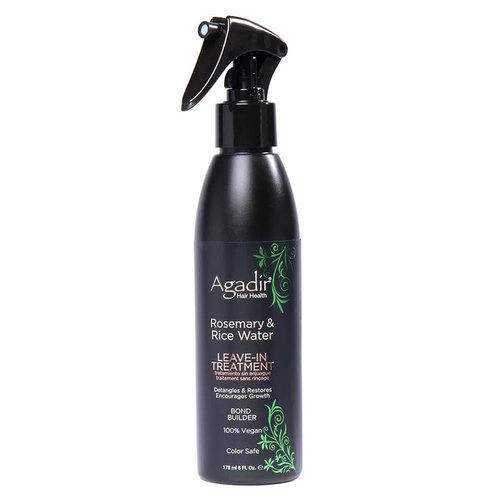Agadir Rosemary & Rice Water Leave-In Treatment - Nourishing Formula for Healthy Hair | 6 oz.