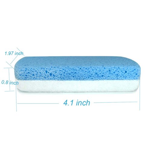 Maryton Glass Pumice Stone for Feet, Callus Remover and Foot Scrubber & Pedicure Exfoliator Tool Pack of 2