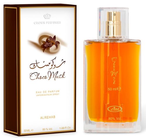 Al-Rehab Choco Musk Eau de Parfum Spray - Luxurious Fragrance for Women | 1.65 oz (50 ml)