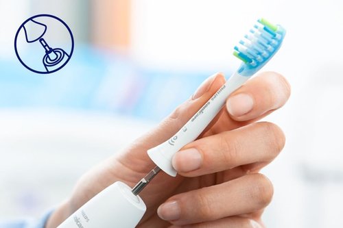 Philips Sonicare Sonic Toothbrush Heads - Original C3 Premium Plaque Defense | 4 Pack in White (Model HX9044/17)