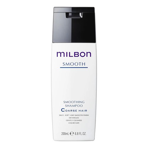 Milbon Smooth Smoothing Shampoo - Ideal for Coarse Hair | 6.8 oz Nourishing Formula