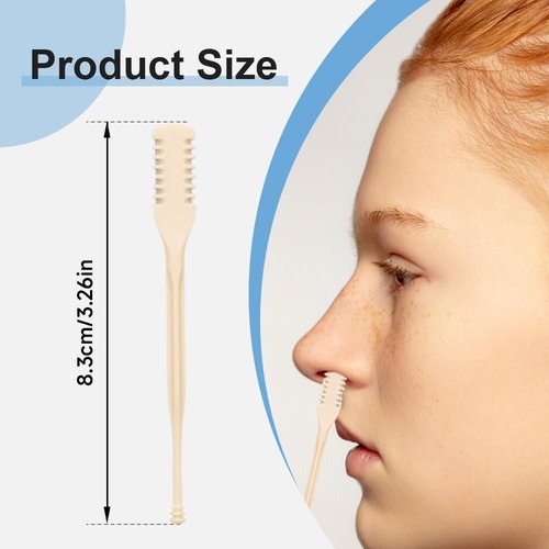 Eadwe 2-in-1 Nasal Hair Cutter - 360° Rotating Nose Hair Trimmer & Grooming Kit for Travel - Dark Green