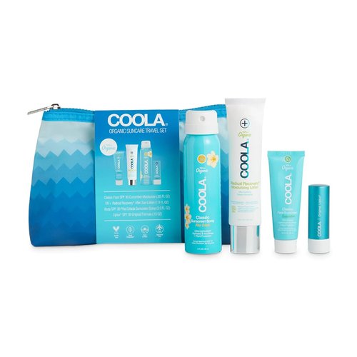 COOLA Organic Sunscreen & Lip Balm SPF 30 - Vegan, Gluten-Free Sun Protection Kit | 4 Items