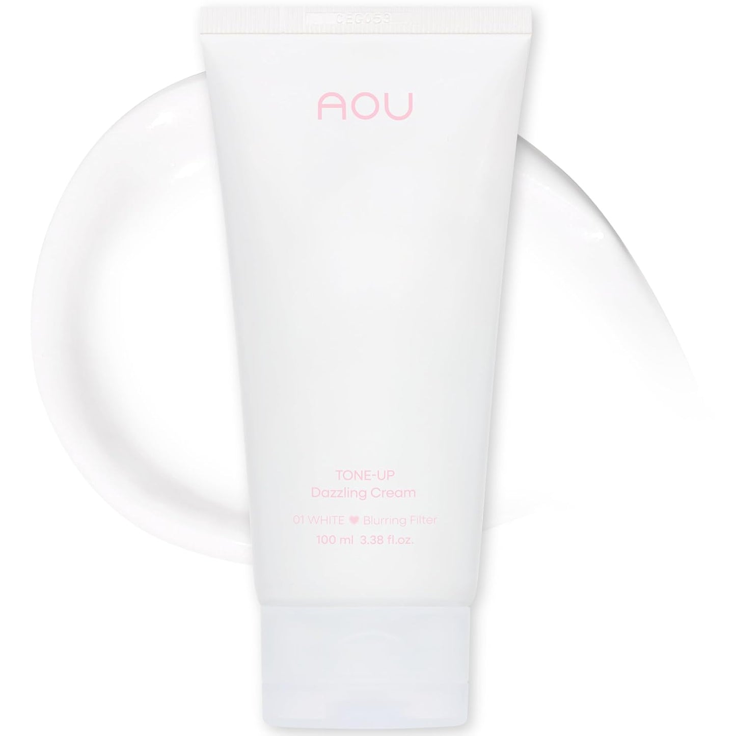 AOU Tone-Up Dazzling Cream 01 White - Tinted Moisturizer for Radiant Skin | 3.38 fl. oz.