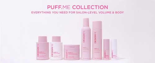 DESIGNME PUFF.ME Volumizing Shampoo - Adds Body & Bounce with Sunflower Seed Oil | Color-Safe & Sulfate-Free for Fine Hair