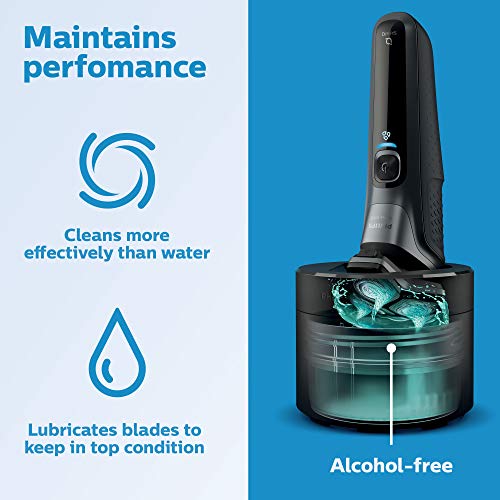 Philips Norelco Shaver 9800, S9987/85 + Philips Norelco 2pk Quick Clean Pod Replacement Cartridge, CC12/52