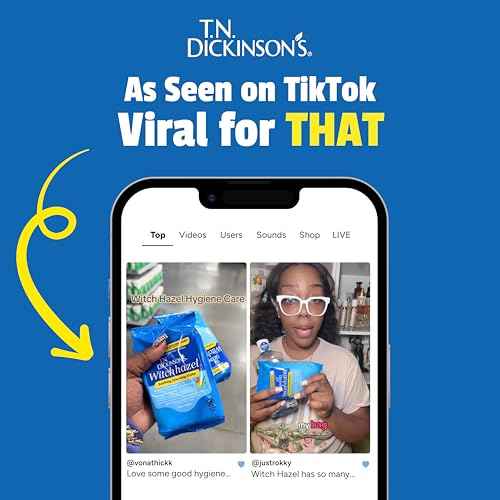 T.N. Dickinson's Witch Hazel Soothing MultiUse Cleansing Cloth, 4 Pack, 25 Cloths Per Pack,white