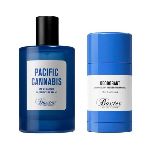 Baxter of California Deodorant & Pacific Cannabis Eau De Parfum Set for Men - 2.65 oz | Limited Edition Holiday Gift