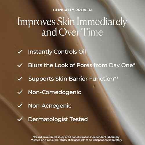 Laura Mercier Tinted Moisturizer Blurred Matte with SPF 30: 24HR+ Shine Control and Blurring, Long Lasting, Sheer to Light, Buildable Coverage, Blurs the Look of Pores, Skin Tint