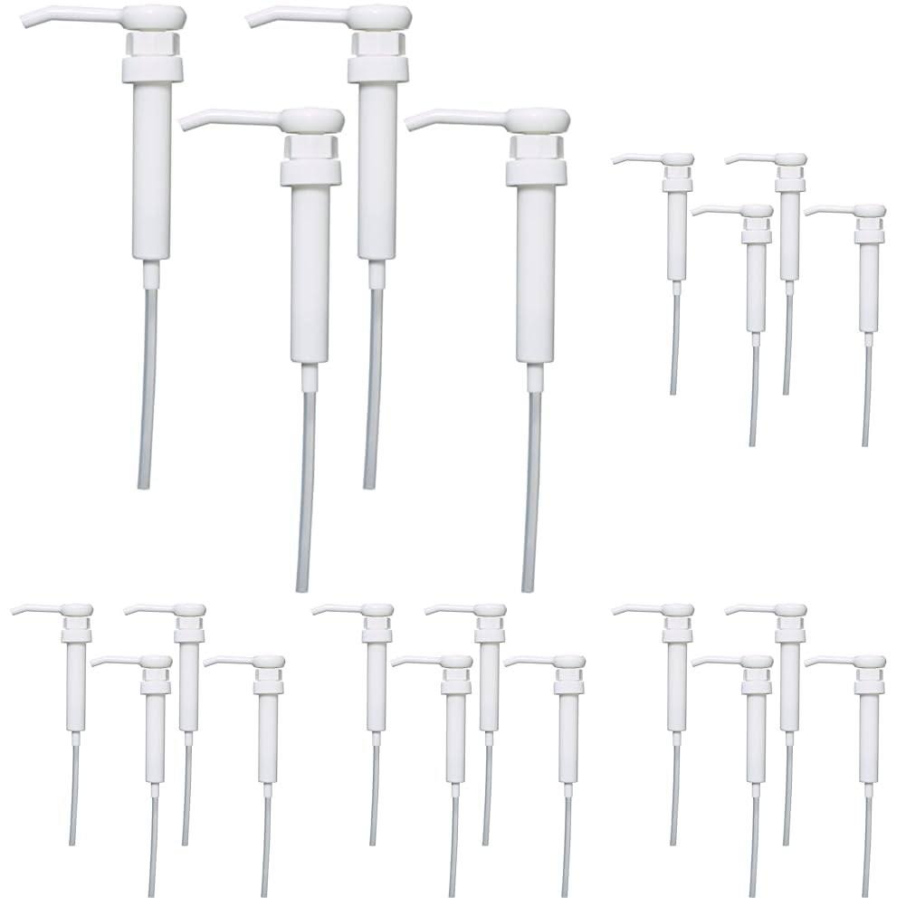 Ginger Lily Farms Premium Gallon Pump, Dispenses One Ounce Per Pump, Fits Most Standard Gallon Bottles and Containers (Pack of 20)