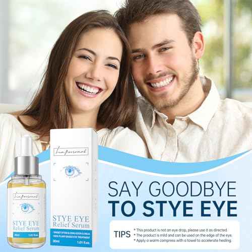 LA.PERSONAL Stye Eye Treatment, Chalazion Remover, Eye Serum for Styes Chalazion and Blepharitis Treatment, with Avocado oil, Sea buckthorn oil & Caffeine 1.01 Fl oz/30 Ml