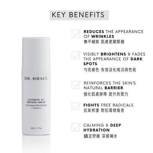 Dr. Grace Retinol Serum - Ultimate 0.1% Formula for Youthful Skin & Radiance