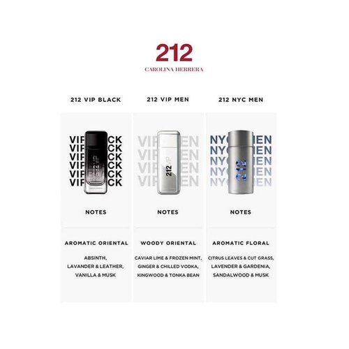 212 by Carolina Herrera Eau de Toilette Spray - Fresh & Invigorating Fragrance | 1.7 oz