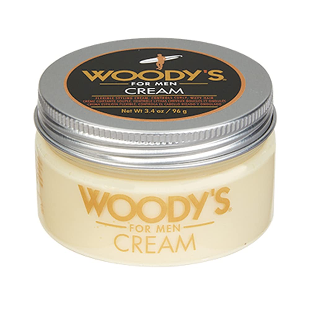 Woody's Hair Clay for Men – Matte Finish, Styling Pomade for Men Stronghold, Firm and Flexible Control, 3.4 oz. 2-Pack