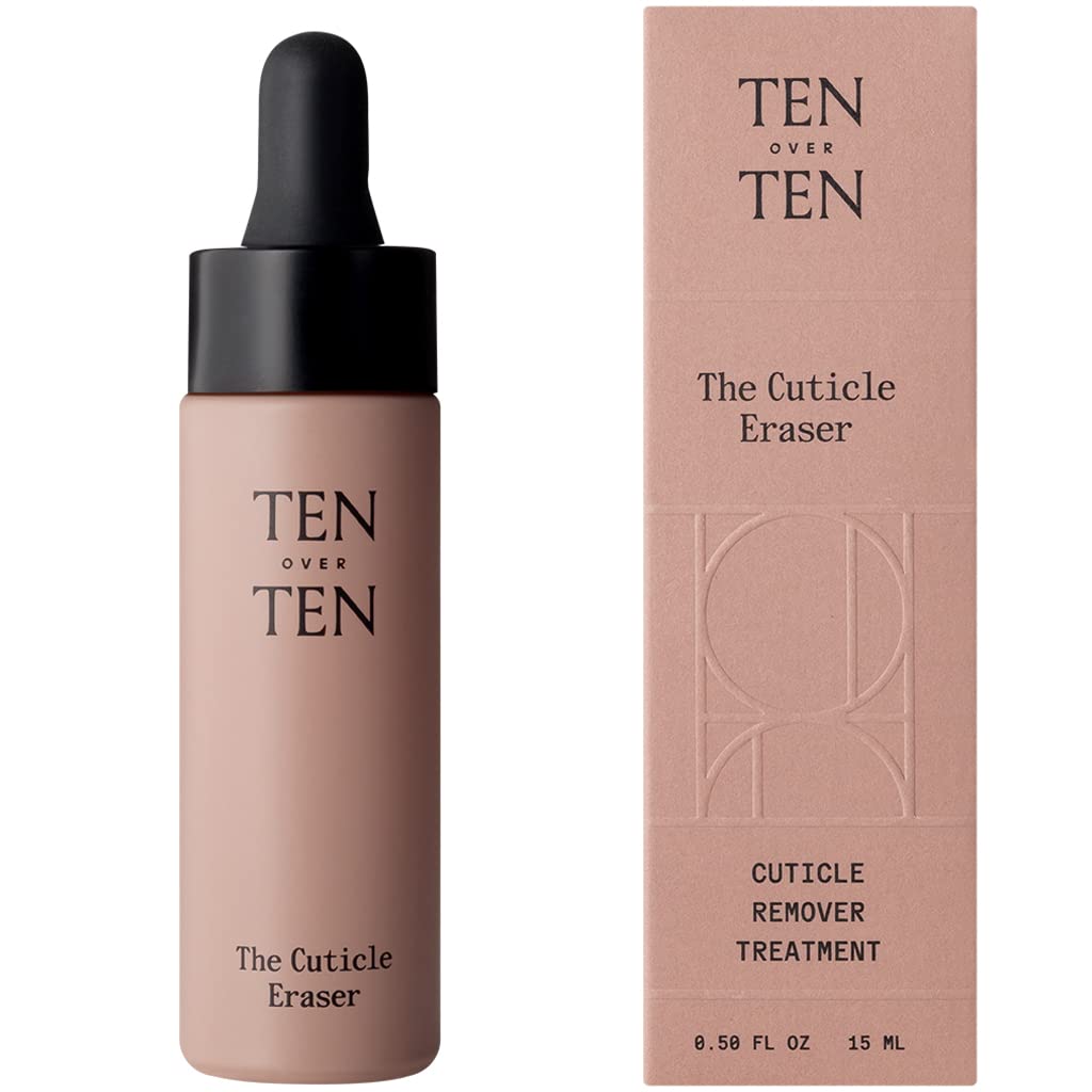 Tenoverten Cuticle Eraser - Clean, Natural, Non-Toxic Nail Care (0.5 fl oz | 15 mL)
