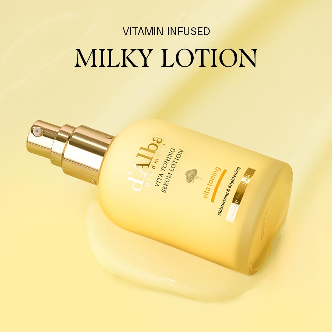 White Truffle Moisturizing Serum Lotion, Milky Lotion, Lightweight, Deep Hydration, Face Moisturizer, Glass Skin (3.38 fl oz.)