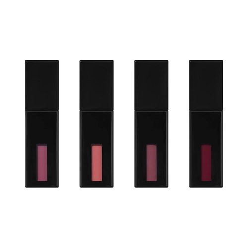 e.l.f. Glossy Lip Stain Kit - Long-Lasting Sheer Color & Gloss Finish | Vegan, 4 Shades