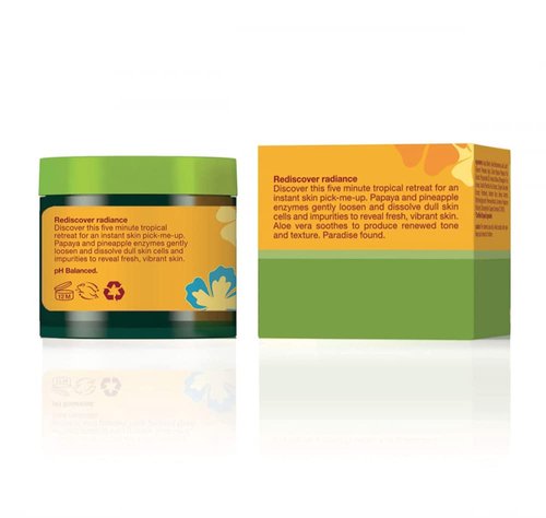 Alba Botanica Papaya Enzyme Hawaiian Facial Mask - Revitalize Skin, 3 Oz