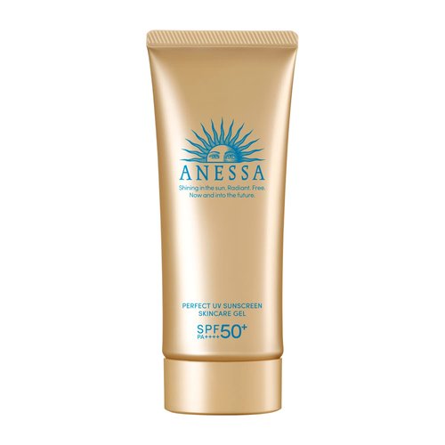 Anessa Perfect UV Skin Care Gel Sunscreen - Fruity Floral Scent, 3.1 oz (90 g) | 2022 Model