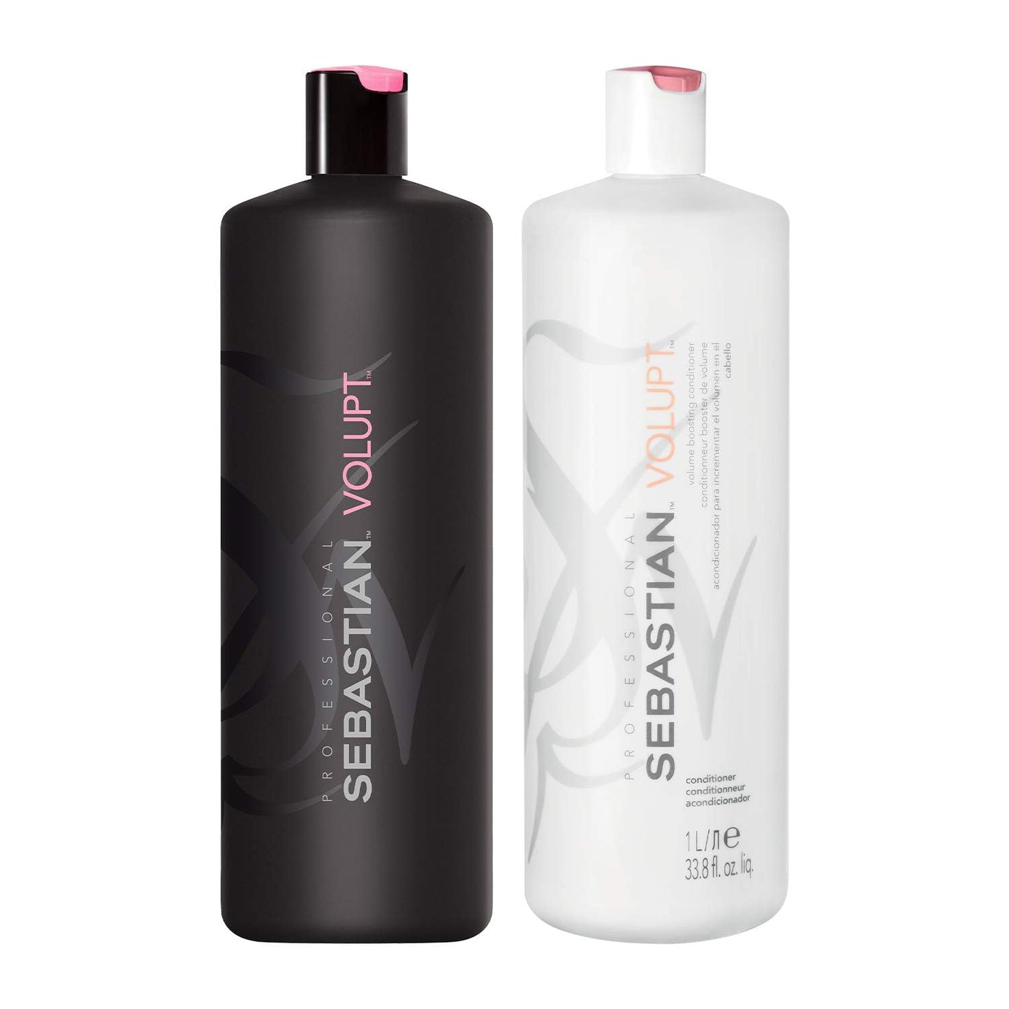 Sebastian Professional Volupt Shampoo & Conditioner Bundle - Volume Boosting for Fine Hair | 33.8 oz