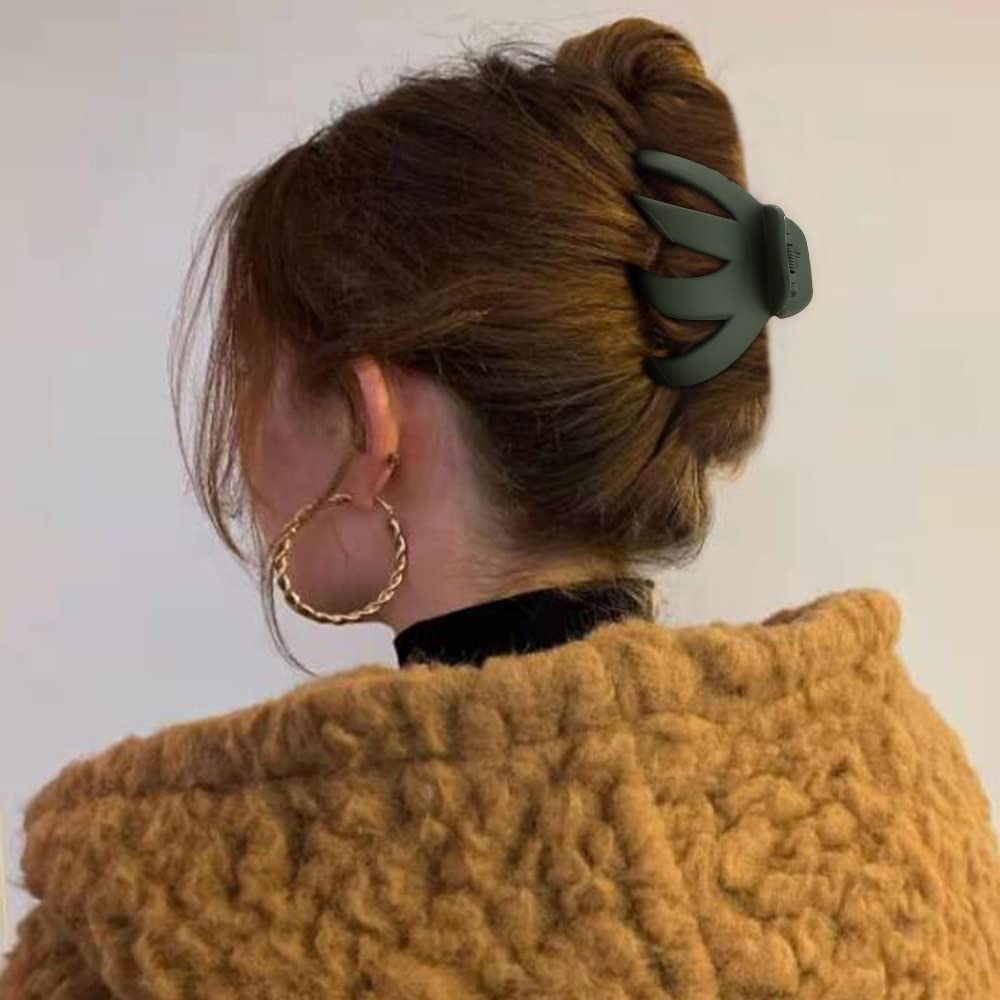 Hair Clips Claw Clips for Thick Hair 5Pcs Large Hair Clips 3.15'' Big Octopus Hair Clip Long Thick Medium Hair Neutral Jumbo Jaw Clips Hair Accessories for Women Girls