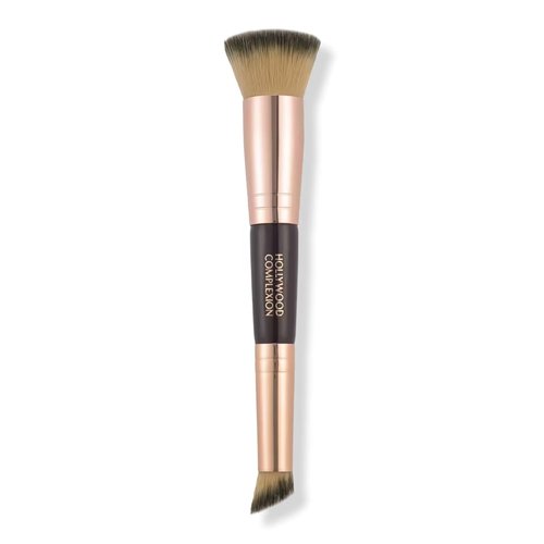 Charlotte Tilbury Foundation Brush - 2-in-1 Contour & Foundation Tool for Flawless Blending