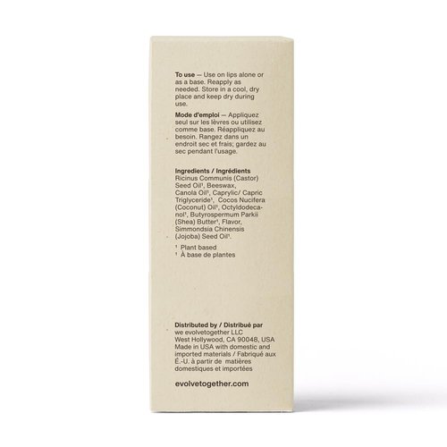 EvolveTogether Lip Balm - Plant-Powered Hydration with Calming Lavender | Multi-Use Stick for Lips & Cheeks | 1 Oz, Made in USA