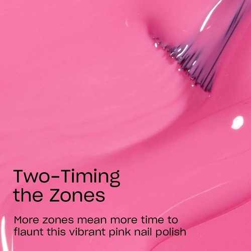 OPI Nail Lacquer Two-Timing the Zones | Opaque Bright Pink Crème Chip Resistant Nail Polish | Fiji Collection