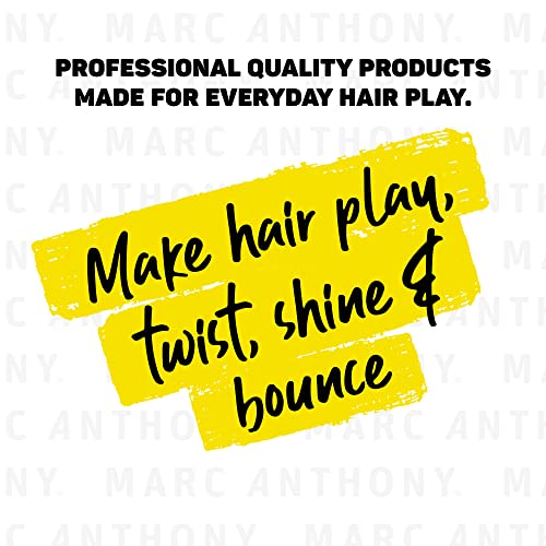 Marc Anthony Grow Long Hair Treatment Bundle - 2 Leave In Conditioner Sprays & 2 Travel Hair Mask, Red Tea Scent, Paraben-Phthalate-Sulfate-Free, Anti-Frizz & Nourishing Formula For Dry & Damaged Hair