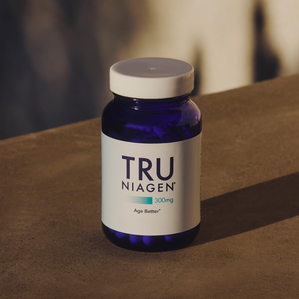 TRU NIAGEN NAD Supplement - Boost Brain Function & Anti-Aging | 300mg Niagen, 30 Servings | Supports Cellular Energy