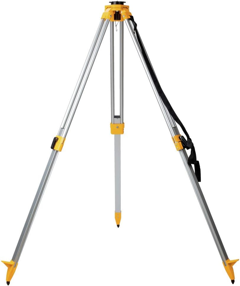 DEWALT Heavy-Duty Tripod Stand - Built-In Strap for Easy Jobsite Transport (DW0737)