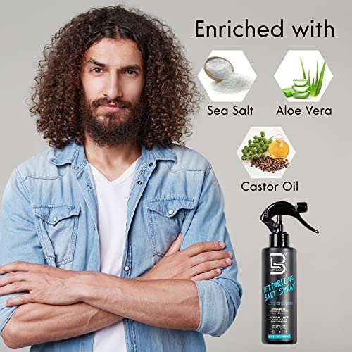 Level 3 Sea Salt Texturizing Spray - Creates Beachy Waves and Texture - Casual Hair Finish (3.38 Fl Oz)
