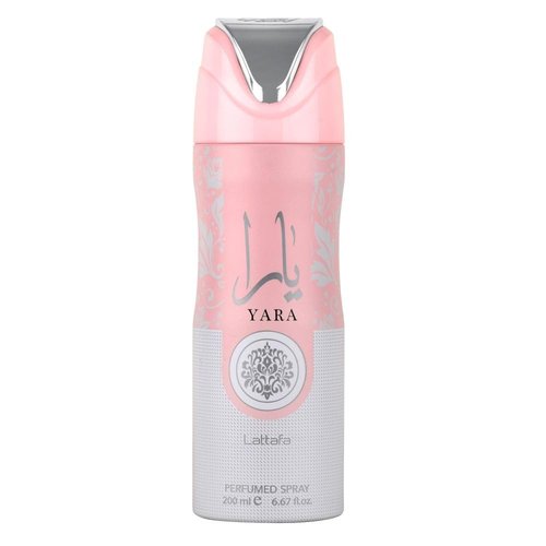 Lattafa Yara Perfumed Deodorant Spray for Unisex, 6.67 Ounce