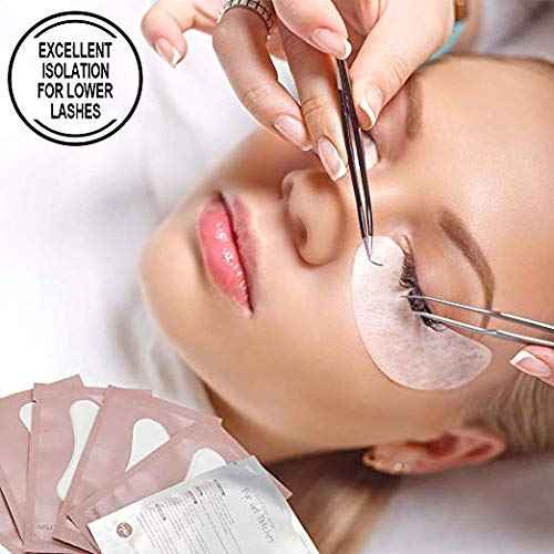 Ocim 100 Pairs Eye Gel Pads Lash Extensions, Lint Free Under Hydrogel Eye Patch for Eyelash Extension/Tinting