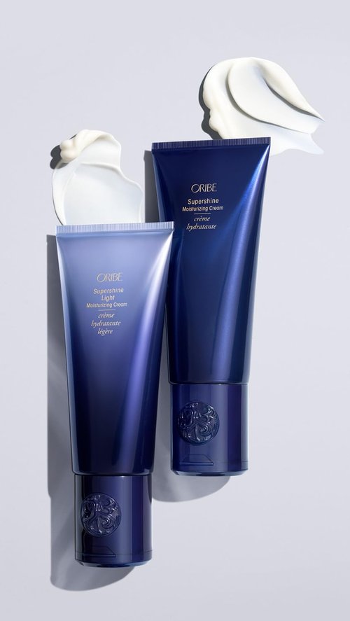 Oribe Supershine Light Moisturizing Styling Cream - Smooth Frizz & Add Shine - 5 oz, Ideal for Fine & Medium Hair