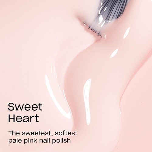 OPI Nail Lacquer Sweet Heart | Sheer Soft Pink Crème Chip Resistant Nail Polish | Vegan, Fast Drying, Streak Free