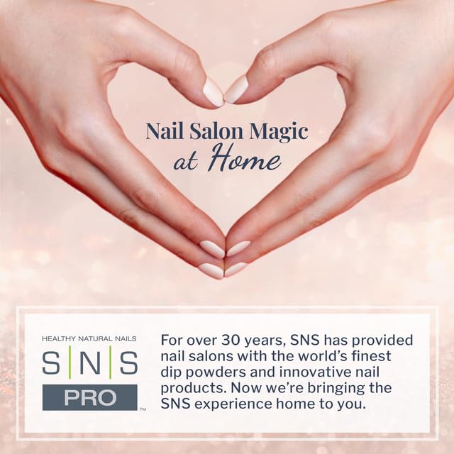 SNS Base Coat Nail Polish - Long-Lasting, Fast-Drying Gel Base | Low-Odor, No UV Lamp - 0.5 Oz