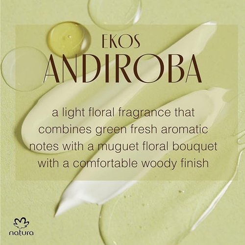 Natura Ekos Andiroba Hand Cream - Protective Vegan Hand Balm for Damaged Skin - 2.6oz (75g)