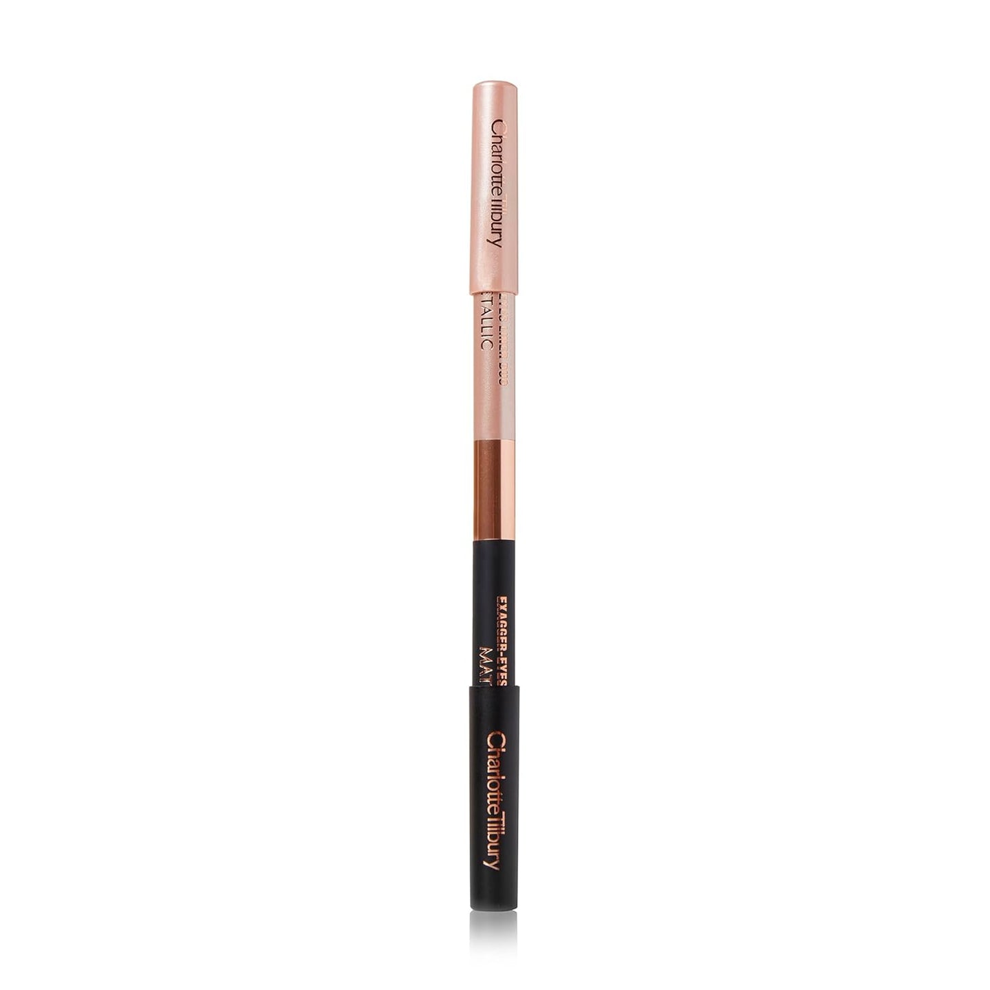 Charlotte Tilbury Exagger-Eyes Eyeliner Duo - Dual-Ended, Smudge-Proof Long-Wear Eyeliner | 2 Shades in Black