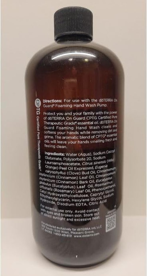 doTERRA On Guard Foaming Hand Wash - 16 Oz with Two Convenient Dispensers for Germ Protection