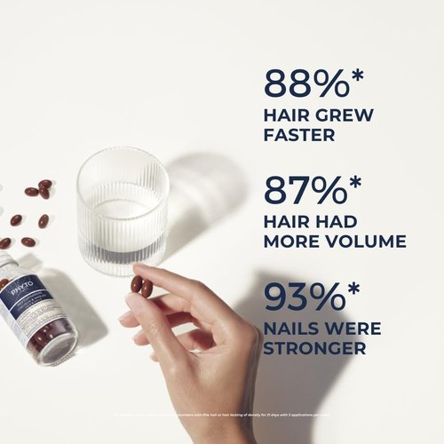 PHYTO Phytophanère Hair Growth Supplement - Biotin, Zinc & Vitamin B6 for Thicker, Stronger Hair & Nails | 120 Capsules, 2-Month Supply