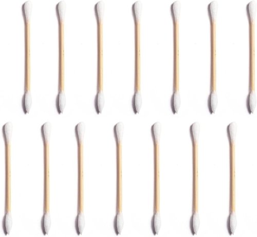Clean Skin Club Clean Swabs - Biodegradable Organic Cotton & Bamboo | 500 Count for Makeup Touch-ups