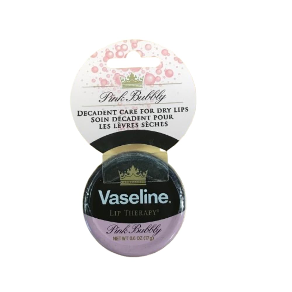 VASELINE Pink Bubbly Lip Therapy - Limited Edition Moisturizing Balm | 17g / 0.6 oz